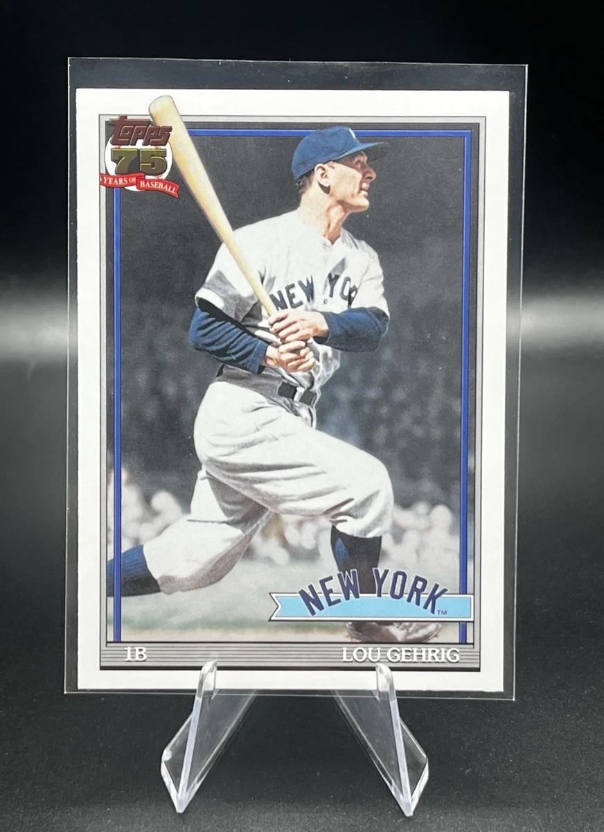 Topps Lou Gehrig ungraded Baseball Sports Trading Cards