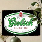Grolsch Beer Label Vintage Style Tin Metal Signs Home Décor 8x12