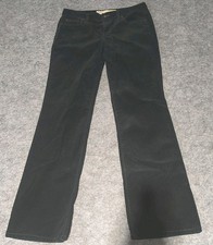 LOFT Original Boot Black Corduroy Jeans Women's Size 8 w/ flaw