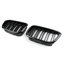 Nieren Doppellinien Kühlergrill Schwarz Für BMW 5er E39 Limo, Touring 99-03