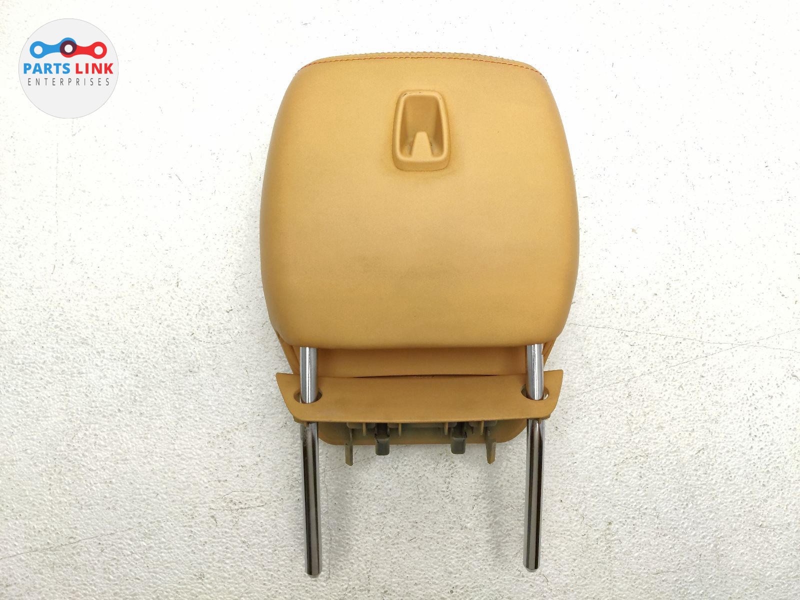 2012-14 FERRARI CALIFORNIA FRONT LEFT SEAT HEADREST SUPPORT PAD TAN/RED F149
