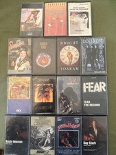 Lot Of 15 Cassette Tapes, Various Artists, All Tested