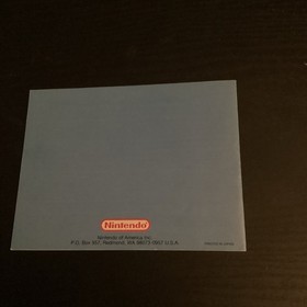 ORIGINAL Nintendo NES TO THE EARTH Instruction Booklet Manual Book only