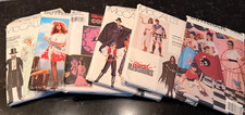 Vintage Halloween Costume Patterns Lot Pirate Poodle Medieval McCalls Butterick