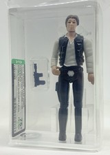 Kenner Star Wars Han Solo Small Head Molded Legs HK AFA 75  loose vintage CAS