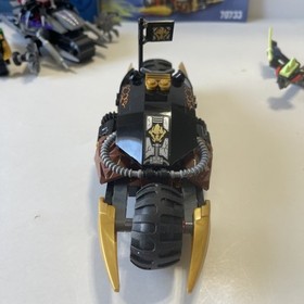 LEGO Ninjago 70733 Blaster Bike & 70722 Overborg attack w/ manual No Minifigures