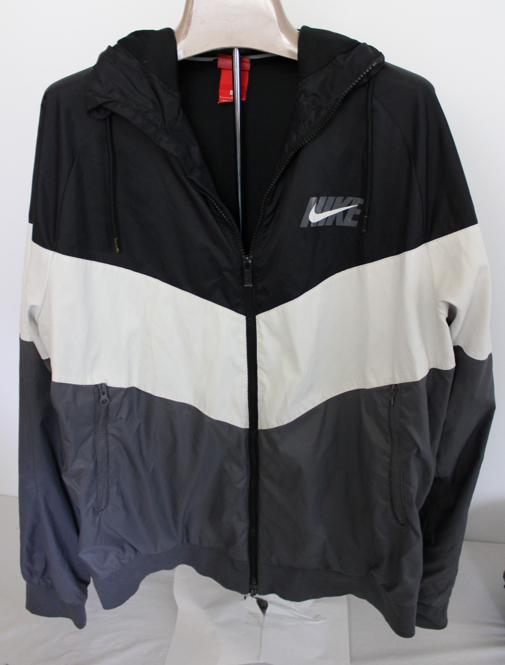 SACAI X NIKE Nike Sportswear Giacca Windrunner Uomo HD GX Taglia L Nero Bianco Grigio AJ1396 010