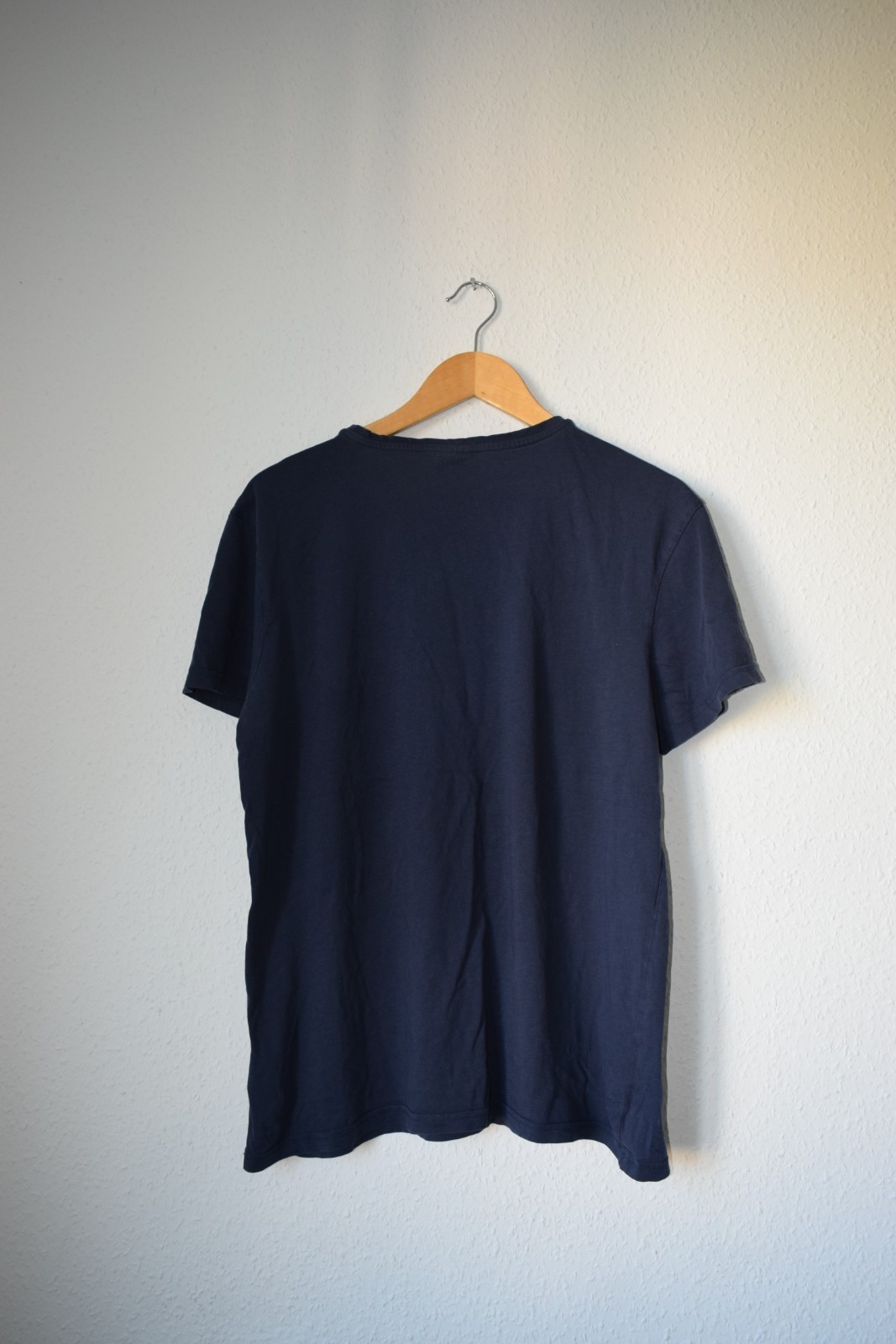 John Devin "Handcrafted Premium Clothing" Navy Graphic T-Shirt image 3