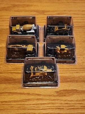 5x Diecast Masters CAT Micro Constructor Diecast Machines Dozer Loader Backhoe 