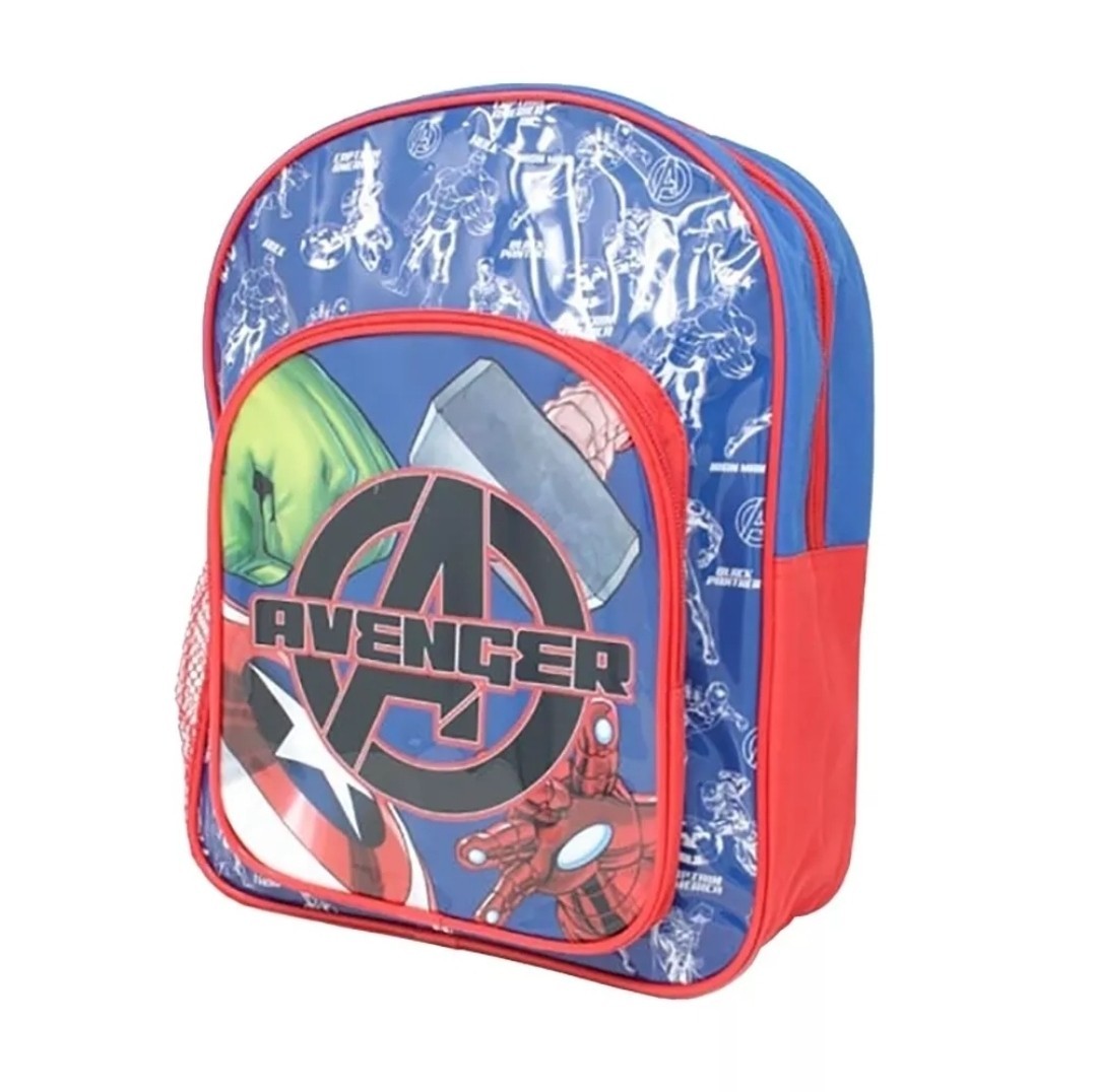 Avengers Shields Deluxe Backpack Character Licensed Boys Kid Children School