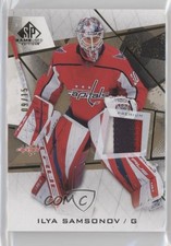 2021 Upper Deck SP Game Used Gold Premium Memorabilia 9/15 Ilya Samsonov #66 0c3