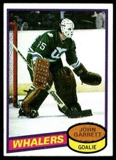 1980-81 Topps John Garrett Hartford Whalers #77