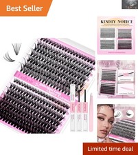 Professional Quality Eyelash Extension Kit with Lash Bond Precision Tools