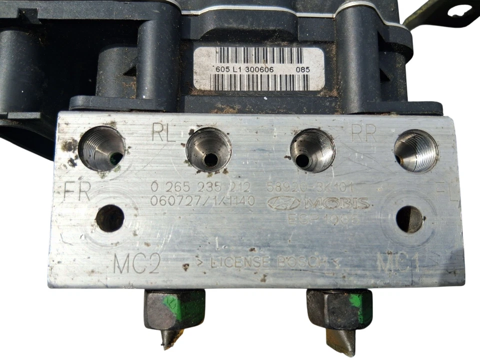 2006-2008 Hyundai Sonata ABS conjunto de bomba de freio antibloqueio 0 265 235 212 - Imagem 2 de 4