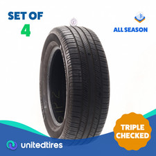 Set Of 4 Used 24560r18 Michelin Defender 2 105h - 7.5-9.532 Set Of 4 Used 24560r18 Michelin Defender 2 105h - 7.5-9.532