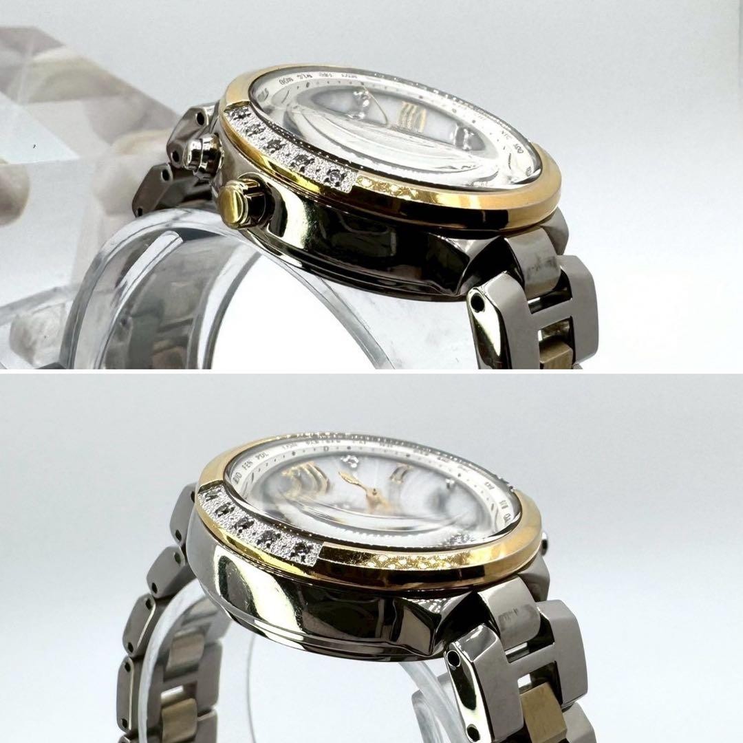 Seiko Lukia Limited 1500P SSVV030 16P Diamond Bezel Solar Radio Working Japan image 6