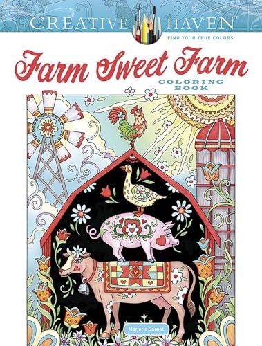 Creative Haven Farm Sweet Farm Coloring Book by Marjorie Sarnat (2022, Trade ... - Image 3
