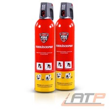 2x 750ml REINOLDMAX FIRE EXTINGUISHING UNIVERSAL FEUERLÖSCHSPRAY BRANDKLASSE A F