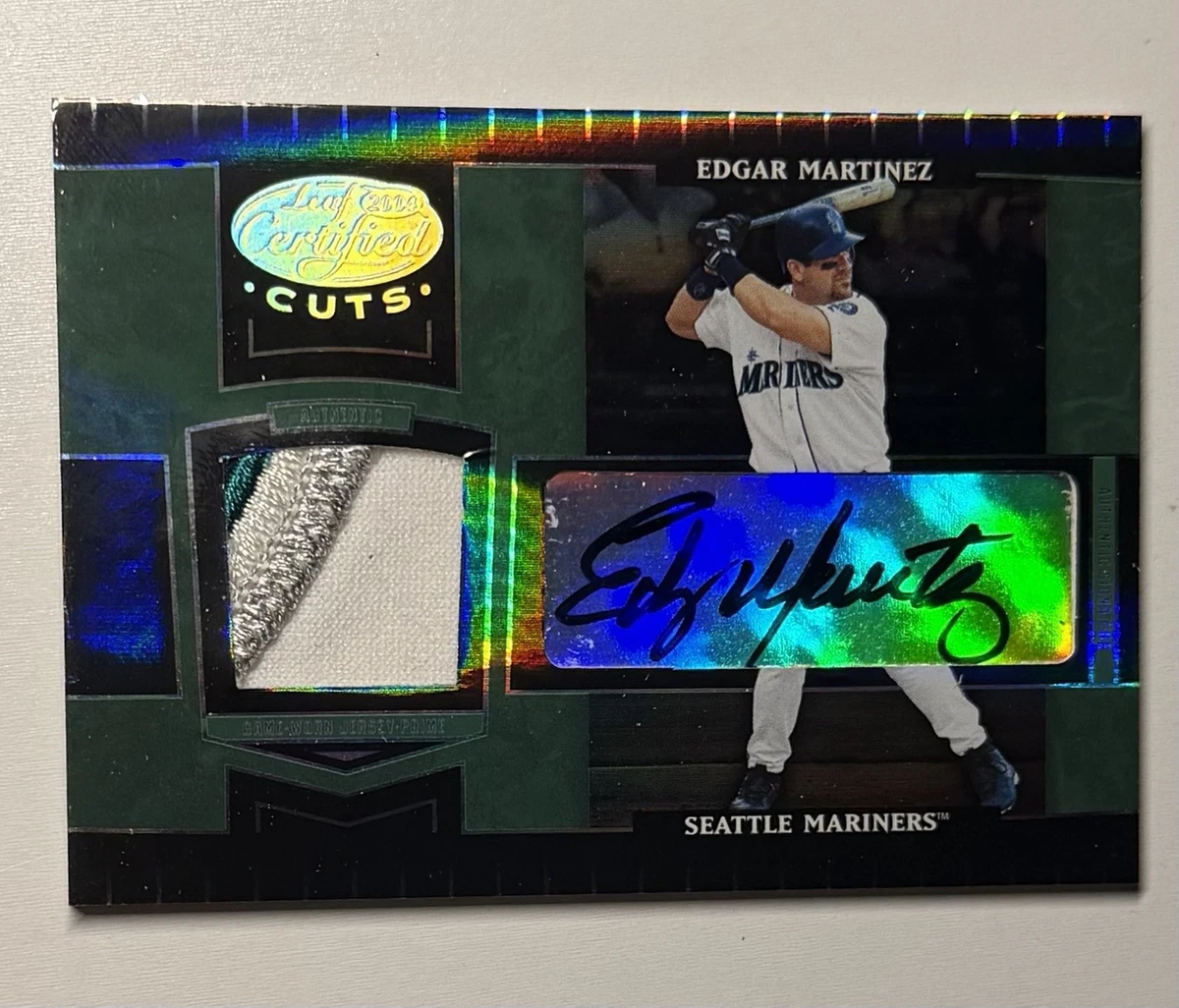 Edgar Martinez Baseball Serial Numbered Sports Trading Cards