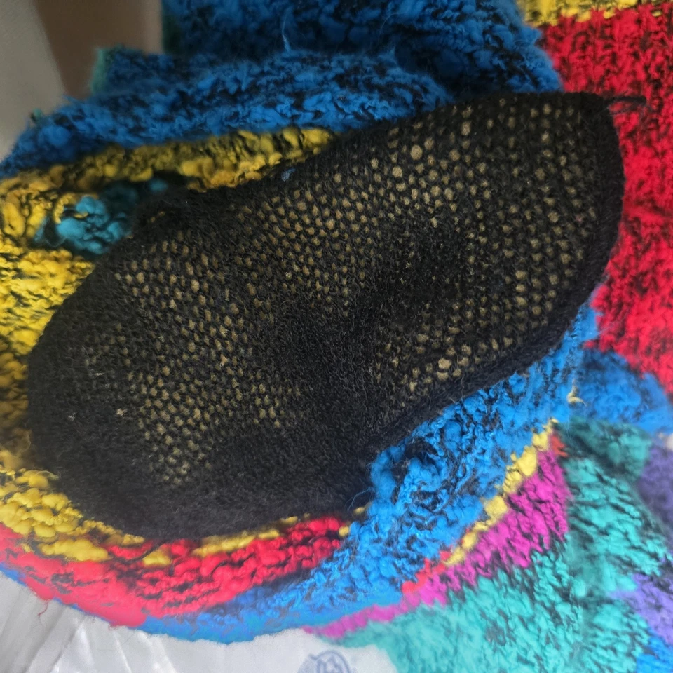 Suéter de malha Gitano vintage pequeno bloco de cores anos 80 anos 90 estilo Coogi acrílico - Imagem 4 de 4