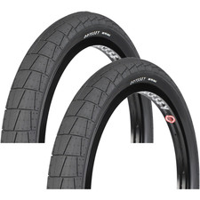 Pack Of 2 Odyssey Broc Tire 20 X 2.4 Clincher Wire Black Bmx Bike