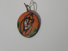 HAND PAINTED TAG LION CUTE