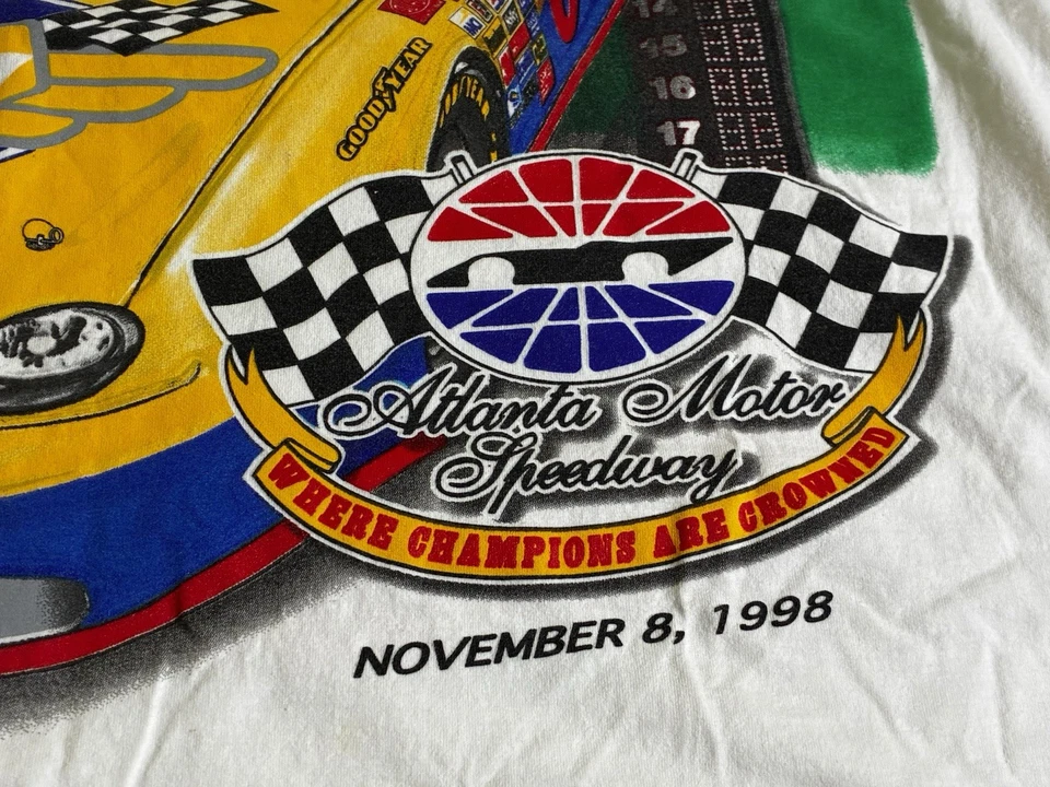 Camiseta Nascar Winston Cup 2XL de Colección Años 90 Talla 2XL Atlanta Motor Speedway Foto 2 de 4