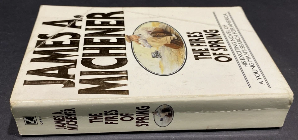 The Fires of Spring by Michener, James A. CORGI VINTAGE PB 1990 - image 3 of 4