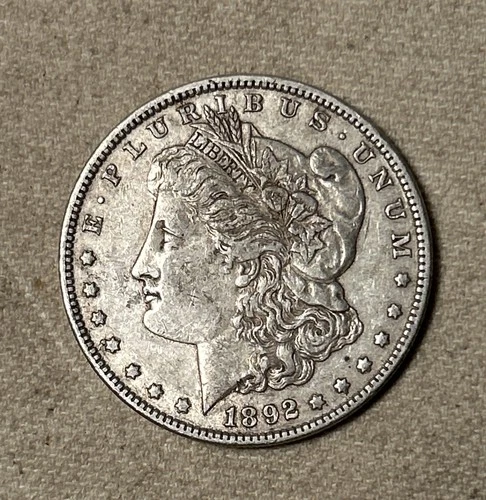 1892-P Morgan Silver Dollar $1 Xf Extra Fine Better Date