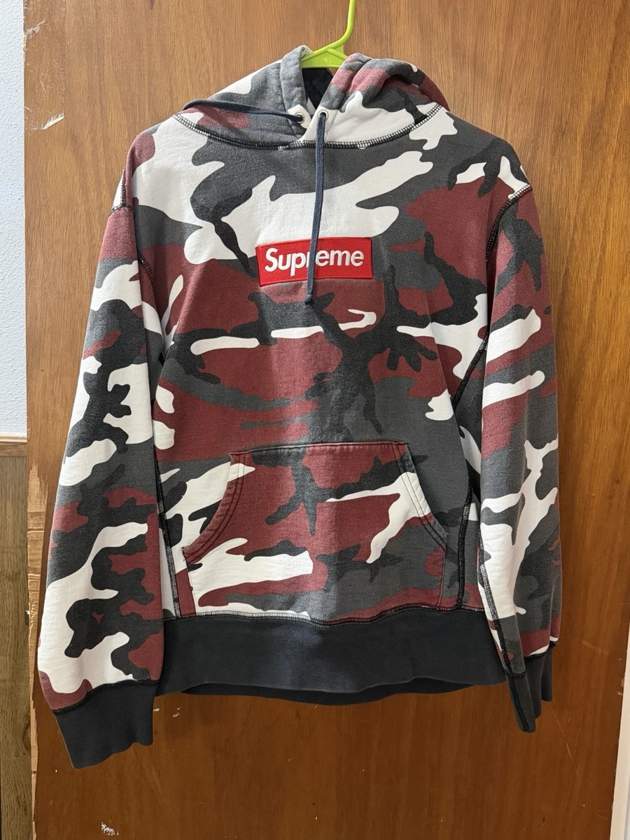 Supreme Camouflage Regular Size Hoodies & Sweatshirts for Men for