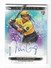Nick Gonzales 2024 TOPPS INCEPTION MLB ROOKIE AUTOGRAPH CARD Pirates RC AUTO SP