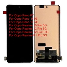 OLED LCD Display Touch Screen For Oppo Reno 10 5G 8T 9 Realme 10 12 pro P1 pro 