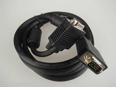 VGA SVGA High End Computer Monitor Kabel 1,8m schwarz  