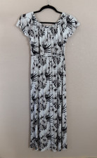 28 Palms Womens Black & White Maxi Dress Size Medium New #1R707