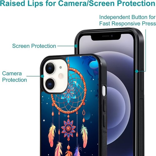 Anti scratch Cover cartoon dreamcatcher For iPhone SE XS XR Max 5 6 7 8 Plus - Picture 14 of 25