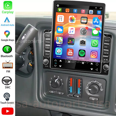 For 2003-2006 GMC Sierra Android Auto Wireless Carplay 9.7'' Car Radio Stereo GPS
