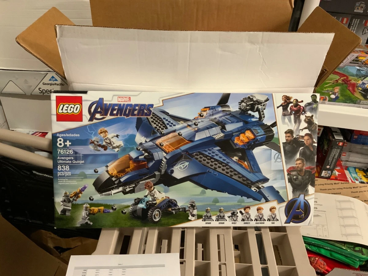 Best lego quinjet sales