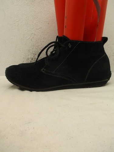 Eddie Bauer Boots Womens Size 9 Chukka Bootie Black Suede Lace Up Sty 6180 100 - Picture 5 of 10