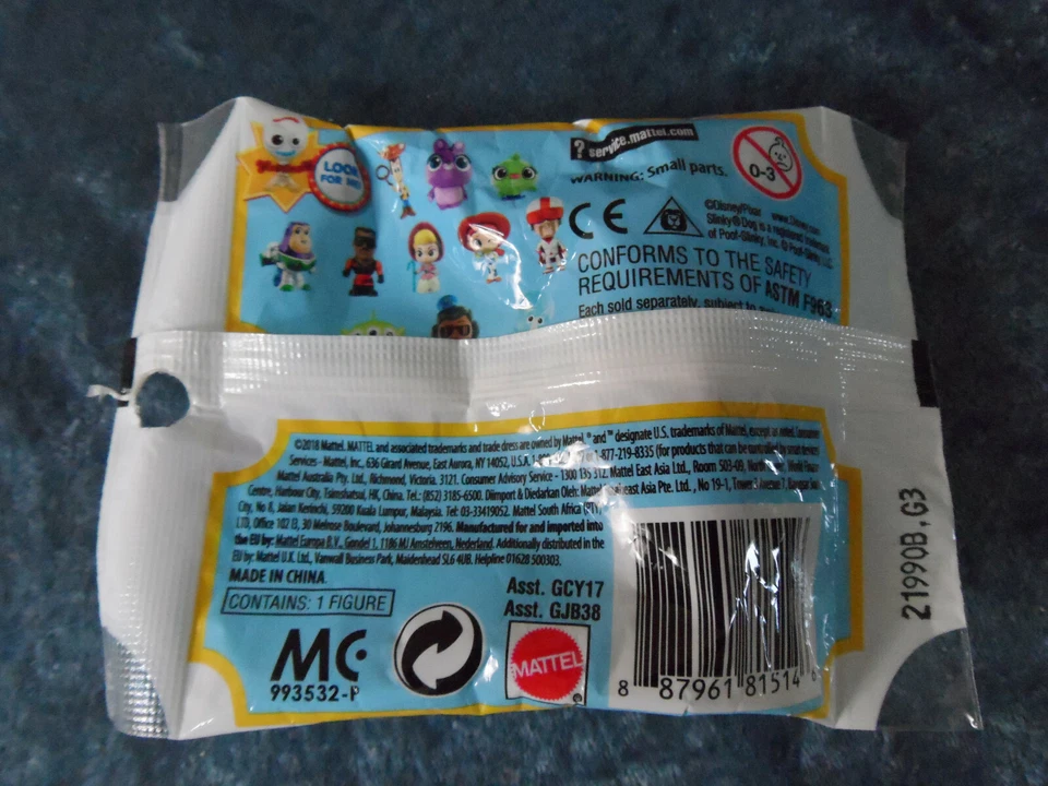 Disney Toy Story 4 MINI'S Serie 3 - (8) Bolsas ÚNICAS CIEGAS SELLADAS - NUEVAS EN PAQUETE Foto 2 de 2