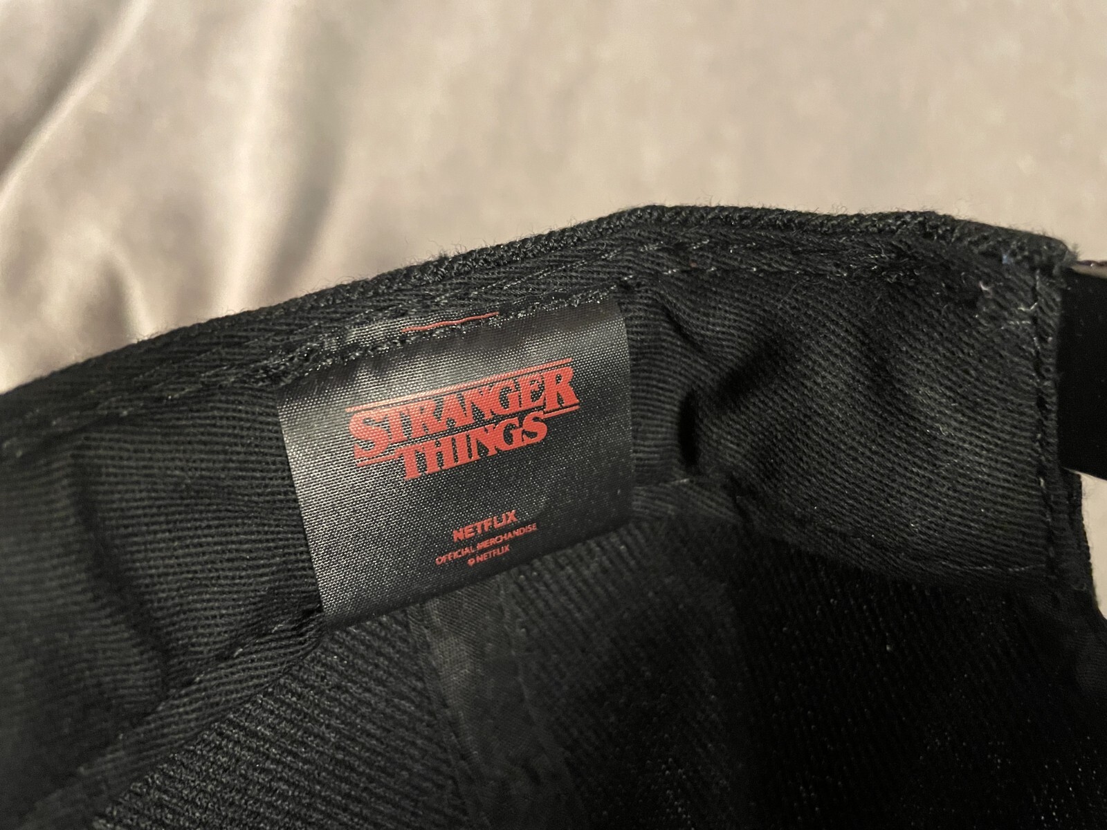 Stranger Things Snapback Hat Design On Bottom Of … - image 3