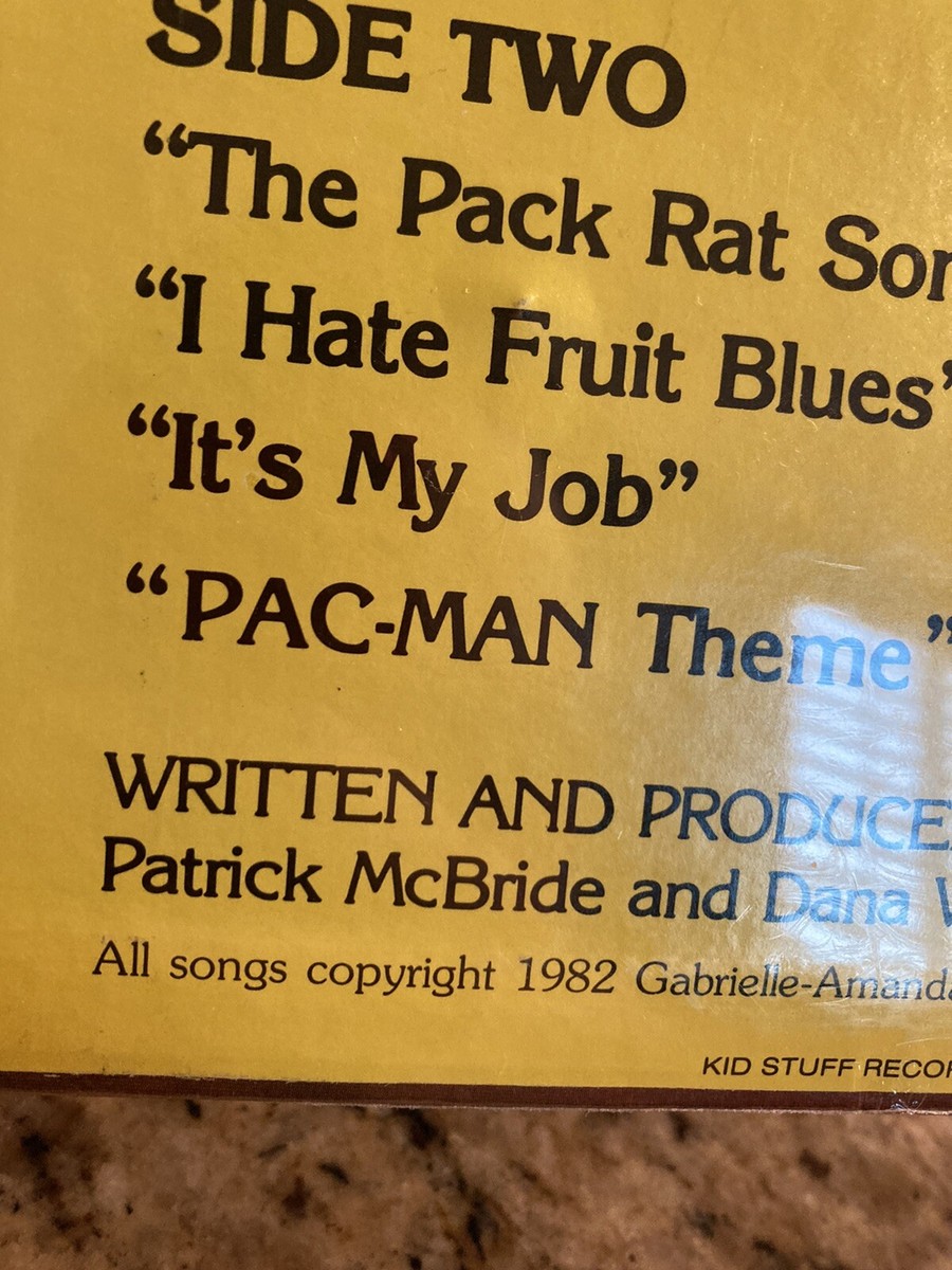 Pac-Man 1982 Vinyl Record LP Vintage Amazing Adventures Story