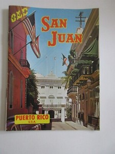 vintage Old San Juan Puerto Rico photo booklet travel 1950's