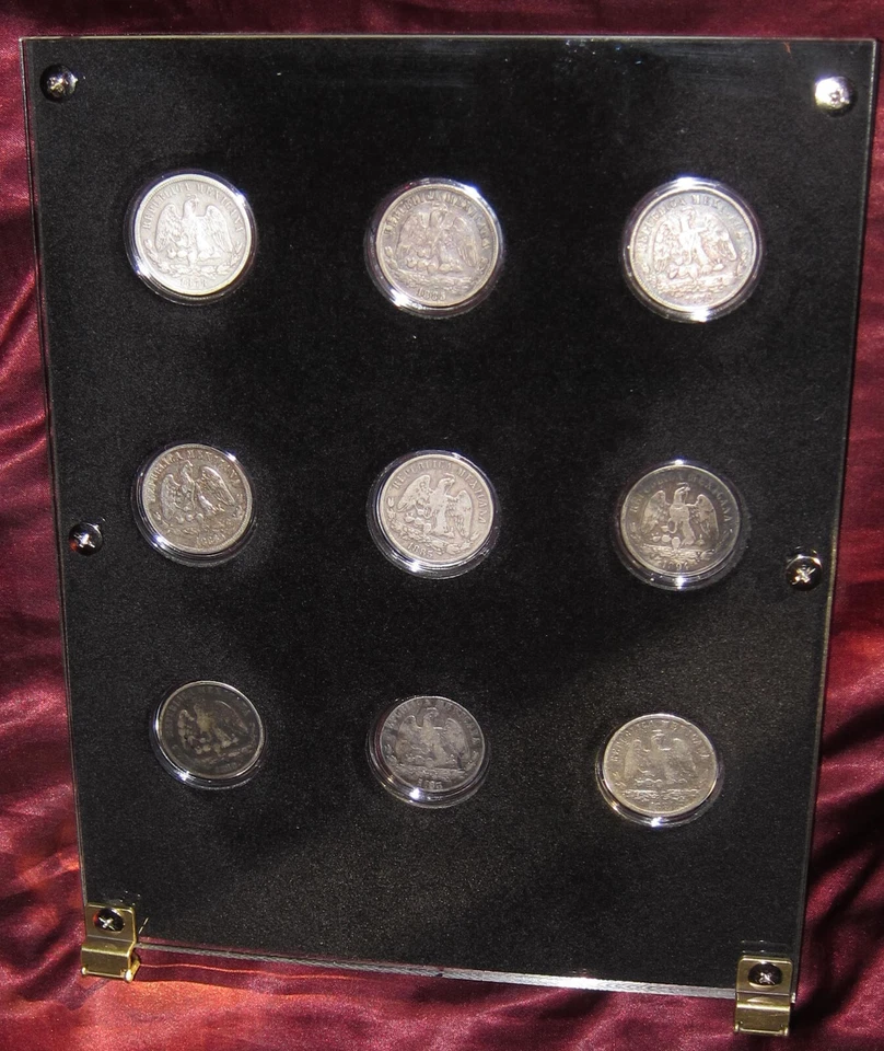 Мексика 50 сентаво 1⁄2 песо серебро чихуахуа CHAM, Мехико 1878 мама просрочена - Изображение 4 из 4