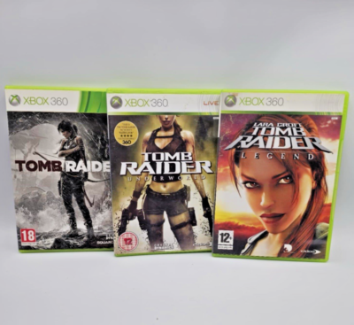 Xbox 360 Tomb Raider, Tomb Raider Underworld, Tomb Raider Legend