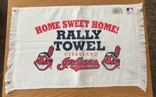 Cleveland Indians: HOME SWEET HOME Rally Towel CHIEF WAHOO. New with ALL Tags