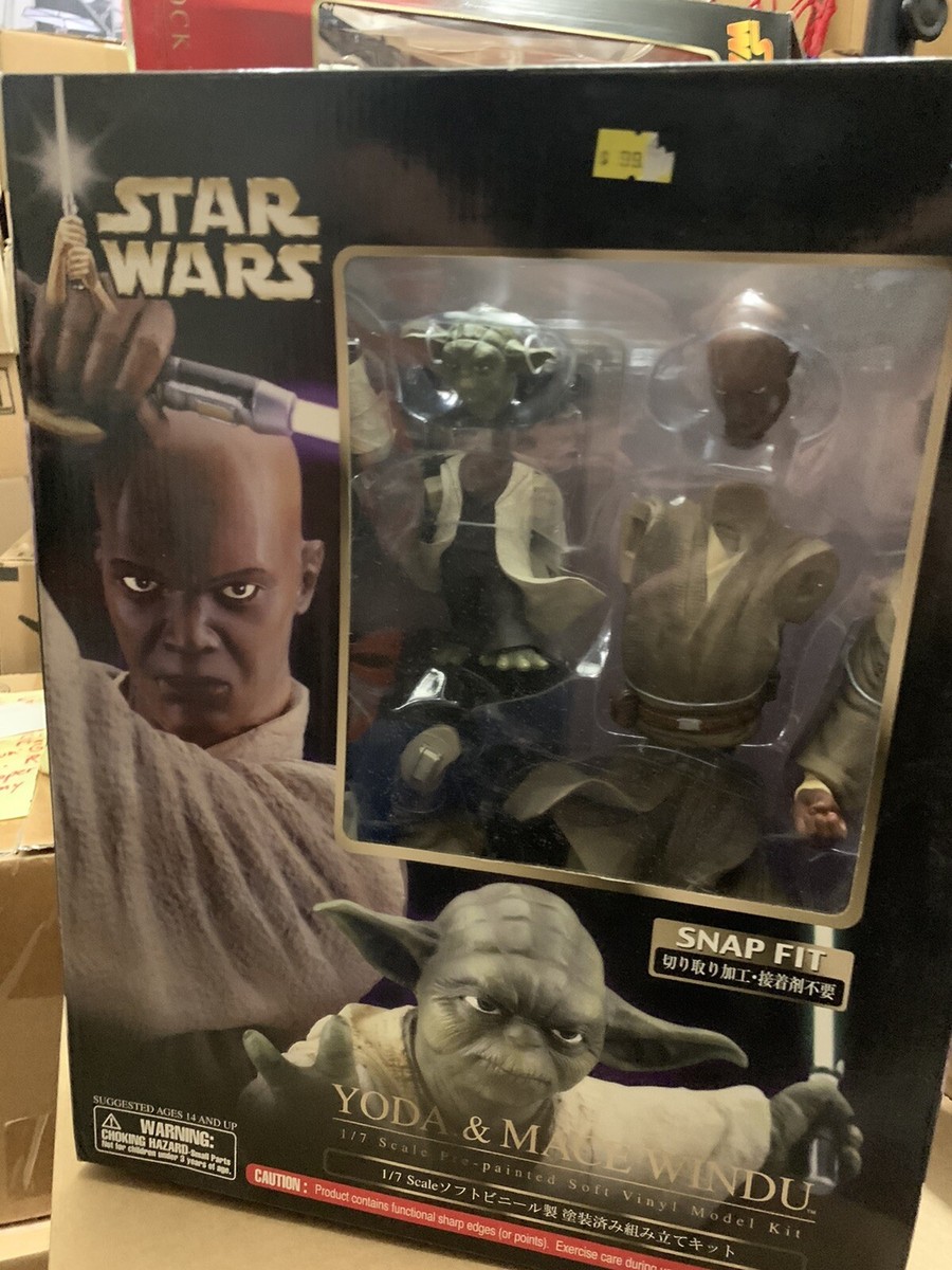 KOTOBUKIYA ARTFX STAR WARS EPISODE 2 YODA & MACE WINDU 1/7 SCALE 