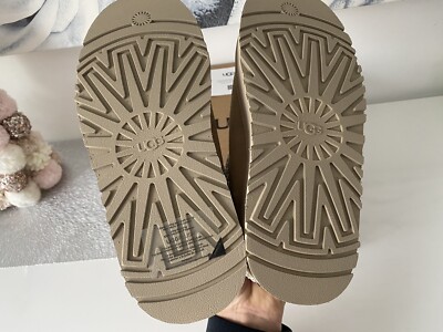 New Women's UGG Tazz Sand Platform Slippers 100% Authentic 6-11 | eBay