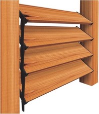 Nuvo Iron Louver Blinds & Shutter System - Hardware Kit (Designed for Use of Up