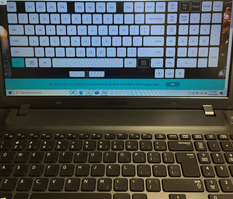 Samsung NP350V5C 15.6" Laptop i5-3210M 8GB RAM 1TB HDD Win 10 Home W/CAM H2593 - Image 4 of 4