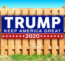 BUY 2, GET 1 FREE TRUMP KEEP AMERICA GREAT Advertising Vinyl Banner Flag Sign